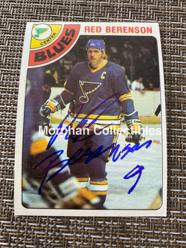 Red Berenson - Autographed Card 1978/79 Topps