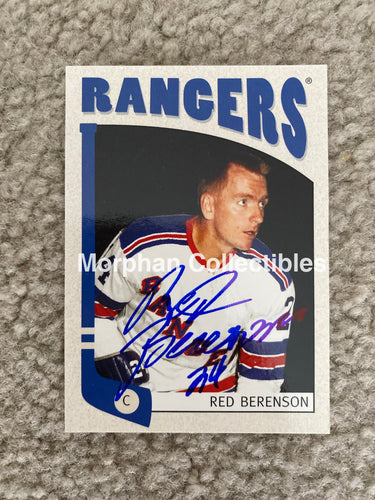 Red Berenson - Autographed Card 2005 Itg