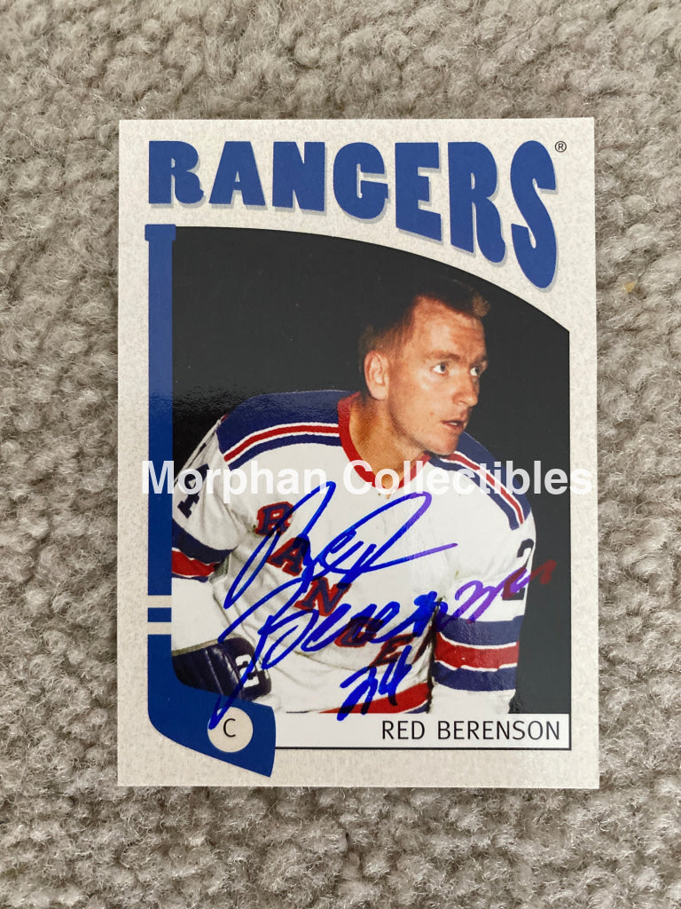 Red Berenson - Autographed Card 2005 Itg