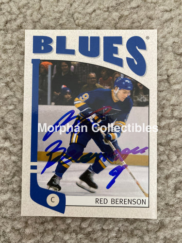 Red Berenson - Autographed Card 2005 Itg