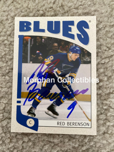Red Berenson - Autographed Card 2005 Itg