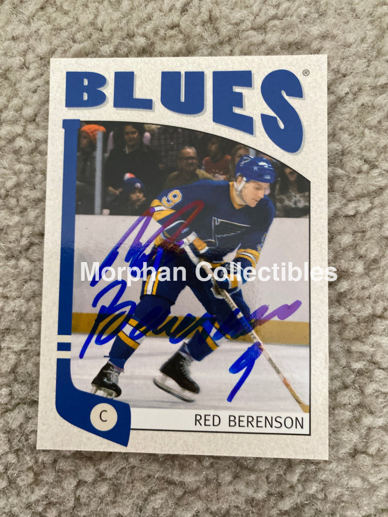 Red Berenson - Autographed Card 2005 Itg