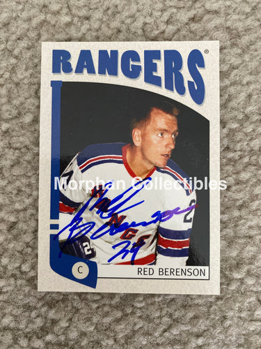Red Berenson - Autographed Card 2005 Itg