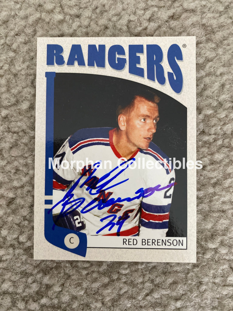 Red Berenson - Autographed Card 2005 Itg
