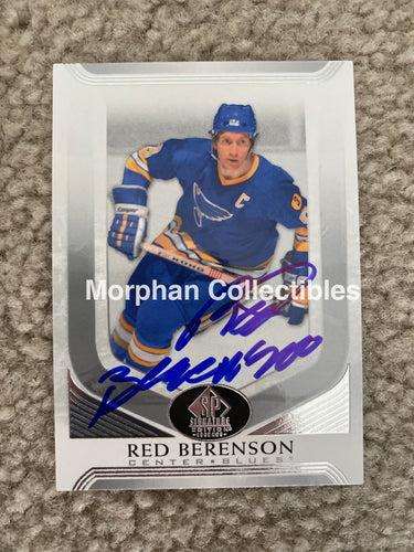 Red Berenson - Autographed Card 2020/21 Ud Signature Series