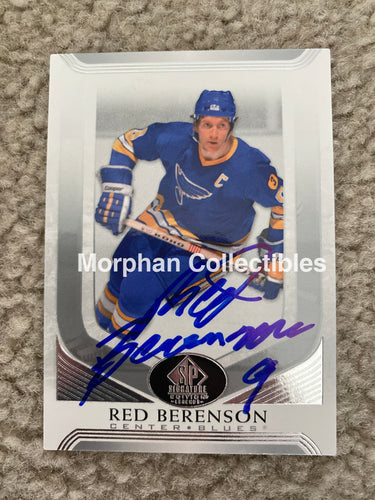 Red Berenson - Autographed Card 2020/21 Ud Signature Series