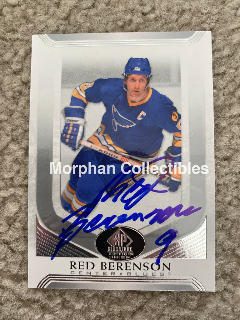 Red Berenson - Autographed Card 2020/21 Ud Signature Series