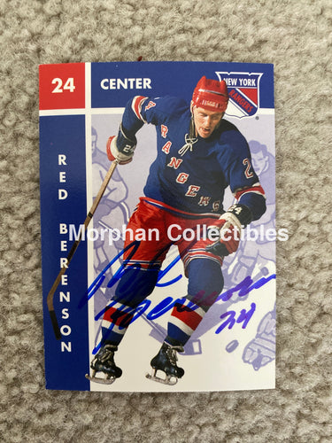 Red Berenson- Autographed Card - Parkhurst 1966/67