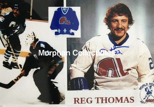 Reg Thomas - Autographed 8X10 Photos Signed 8X12 Photo