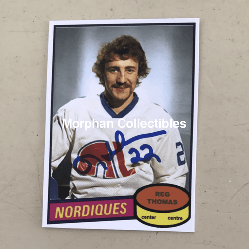 Reg Thomas - Custom Autographed Cards 1 Card