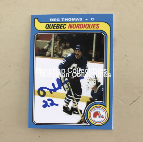 Reg Thomas - Custom Autographed Cards 2 Card