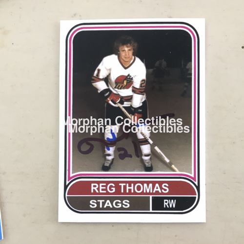 Reg Thomas - Custom Autographed Cards 5 Card