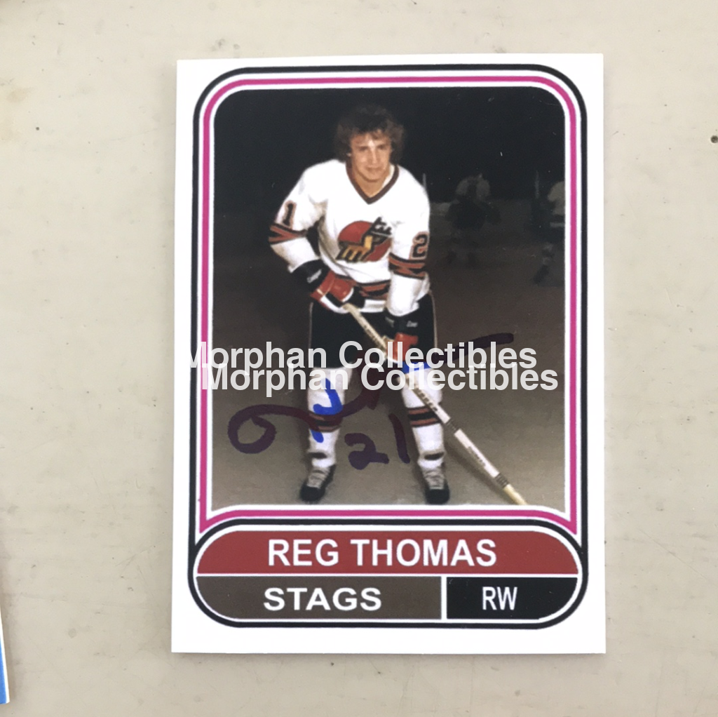Reg Thomas - Custom Autographed Cards 5 Card