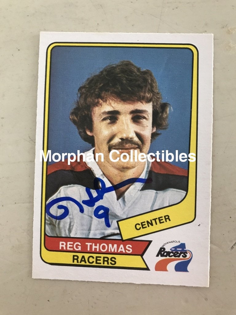 Reg Thomas - Wha Autographed Cards 10 Card