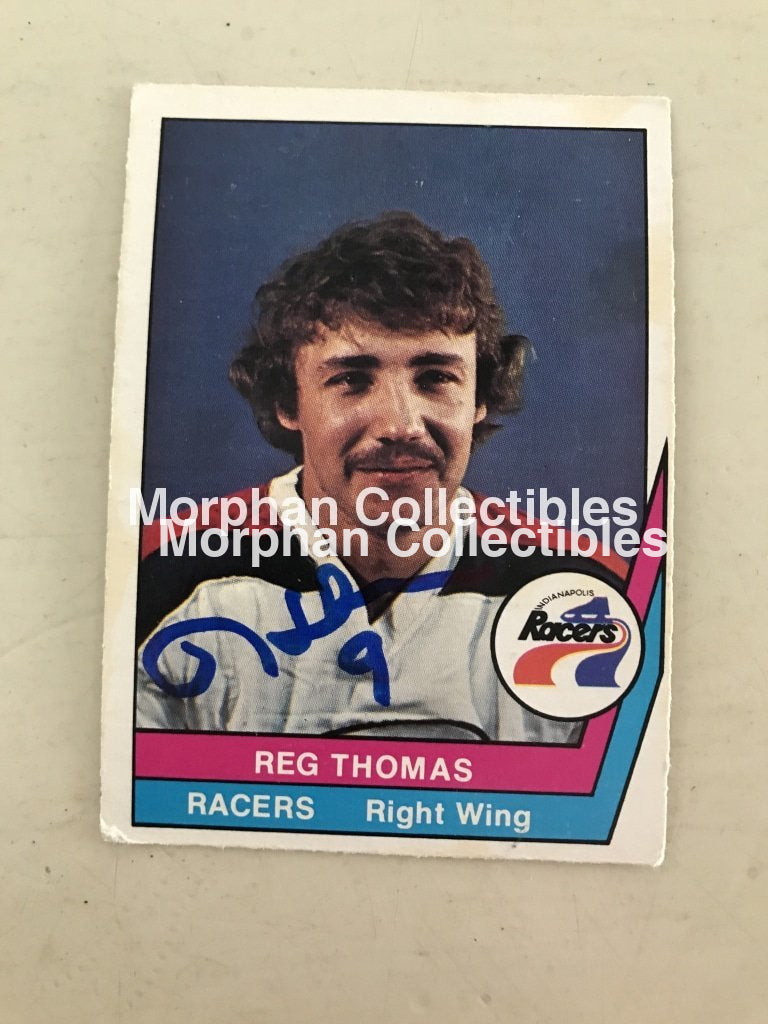 Reg Thomas - Wha Autographed Cards 4 Card
