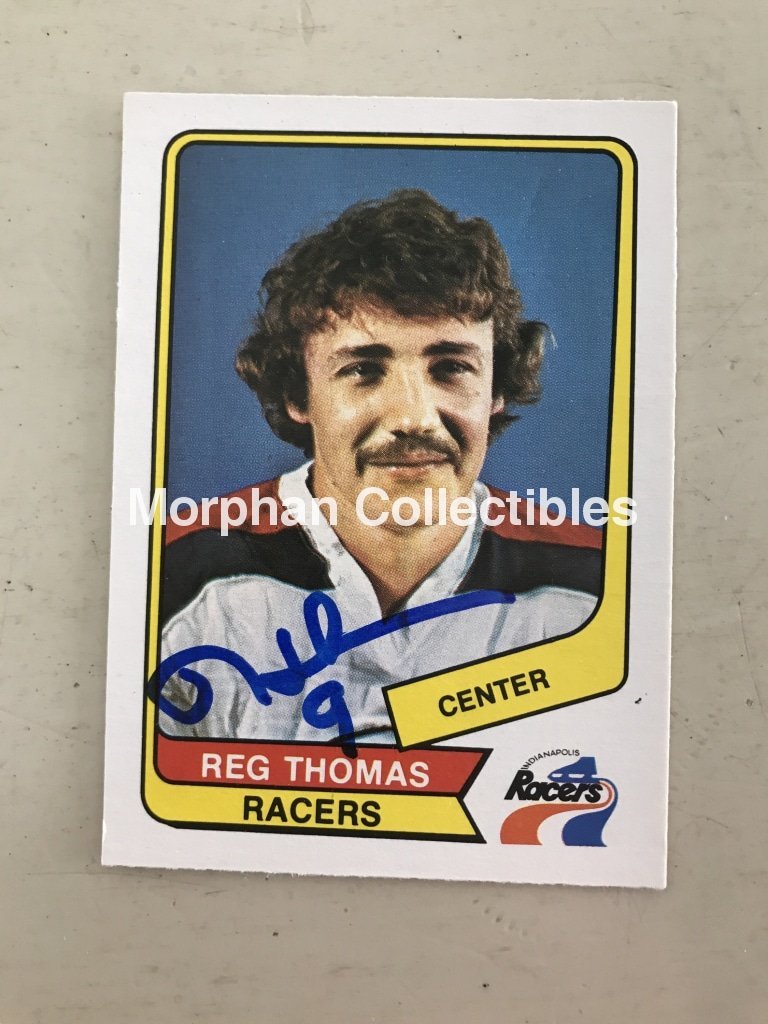 Reg Thomas - Wha Autographed Cards 9 Card