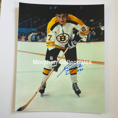 Reggie Leach - Autographed 8X10 Photo Boston Bruins