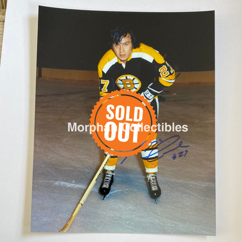 Reggie Leach - Autographed 8X10 Photo Boston Bruins