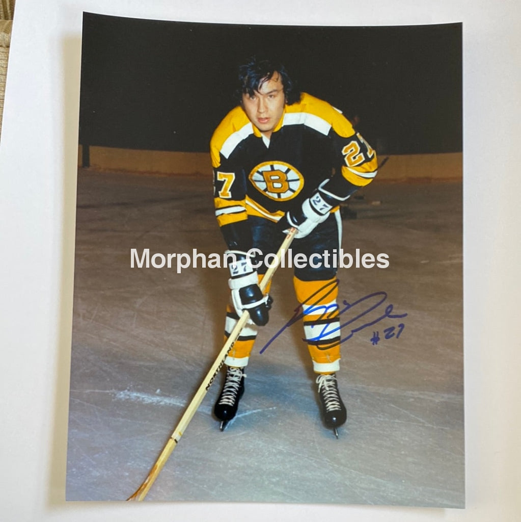 Reggie Leach - Autographed 8X10 Photo Boston Bruins