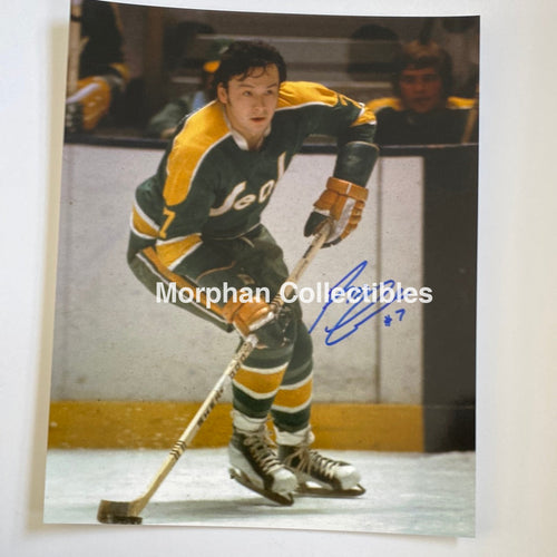 Reggie Leach - Autographed 8X10 Photo California Golden Seals