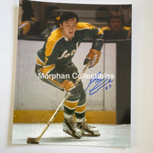 Reggie Leach - Autographed 8X10 Photo California Golden Seals