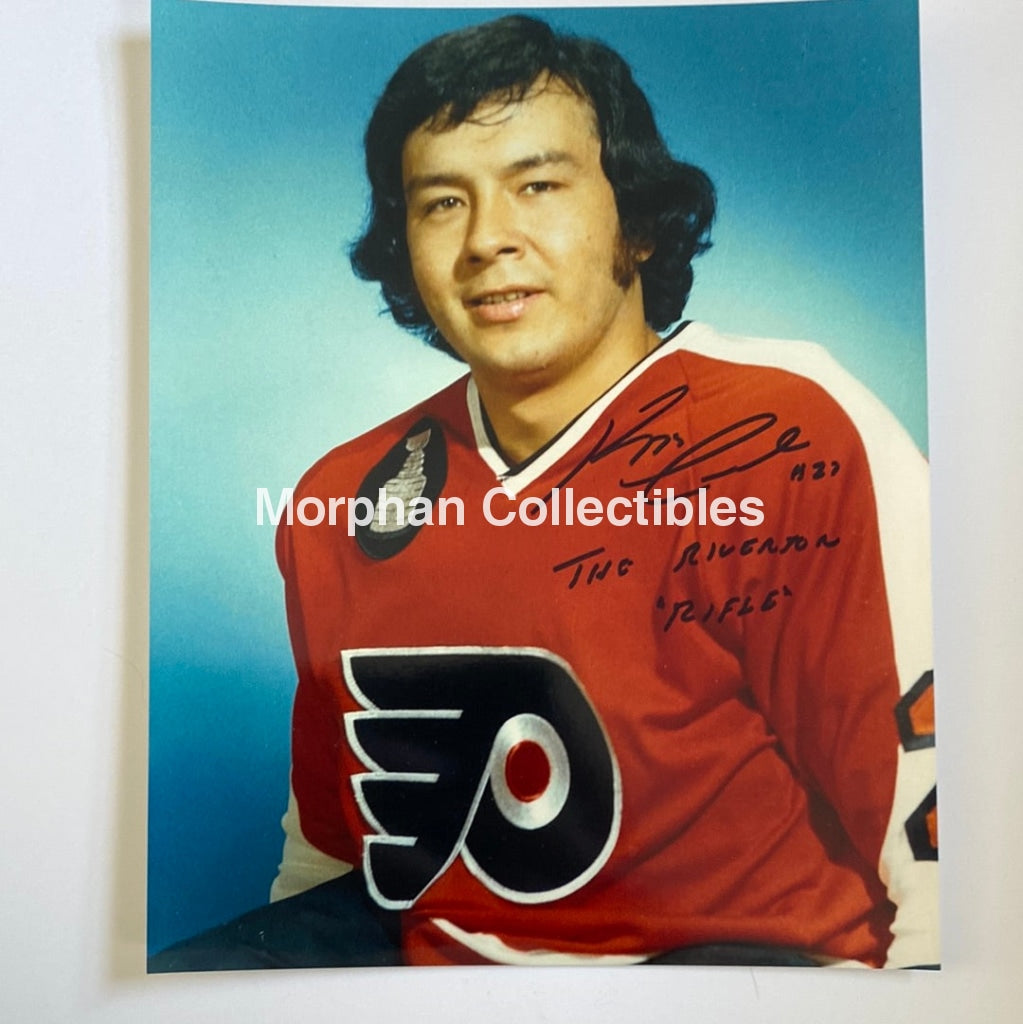 Reggie Leach - Autographed 8X10 Photo Philadelphia Flyers