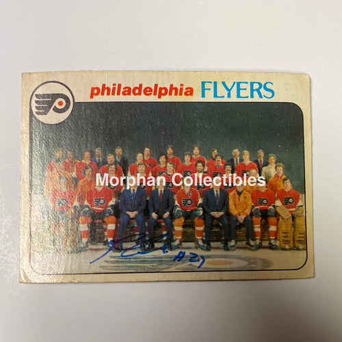 Reggie Leach Autographed Card - 1978/79 Team Photo Opc