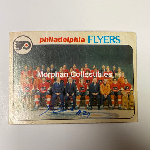 Reggie Leach Autographed Card - 1978/79 Team Photo Opc