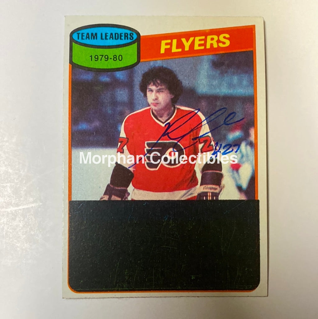 Reggie Leach Autographed Card - 1980/81 Topps