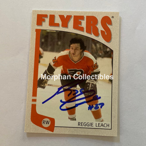 Reggie Leach - Autographed Card 2005 Itg