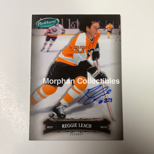 Reggie Leach Autographed Card - 2007 Parkhurst