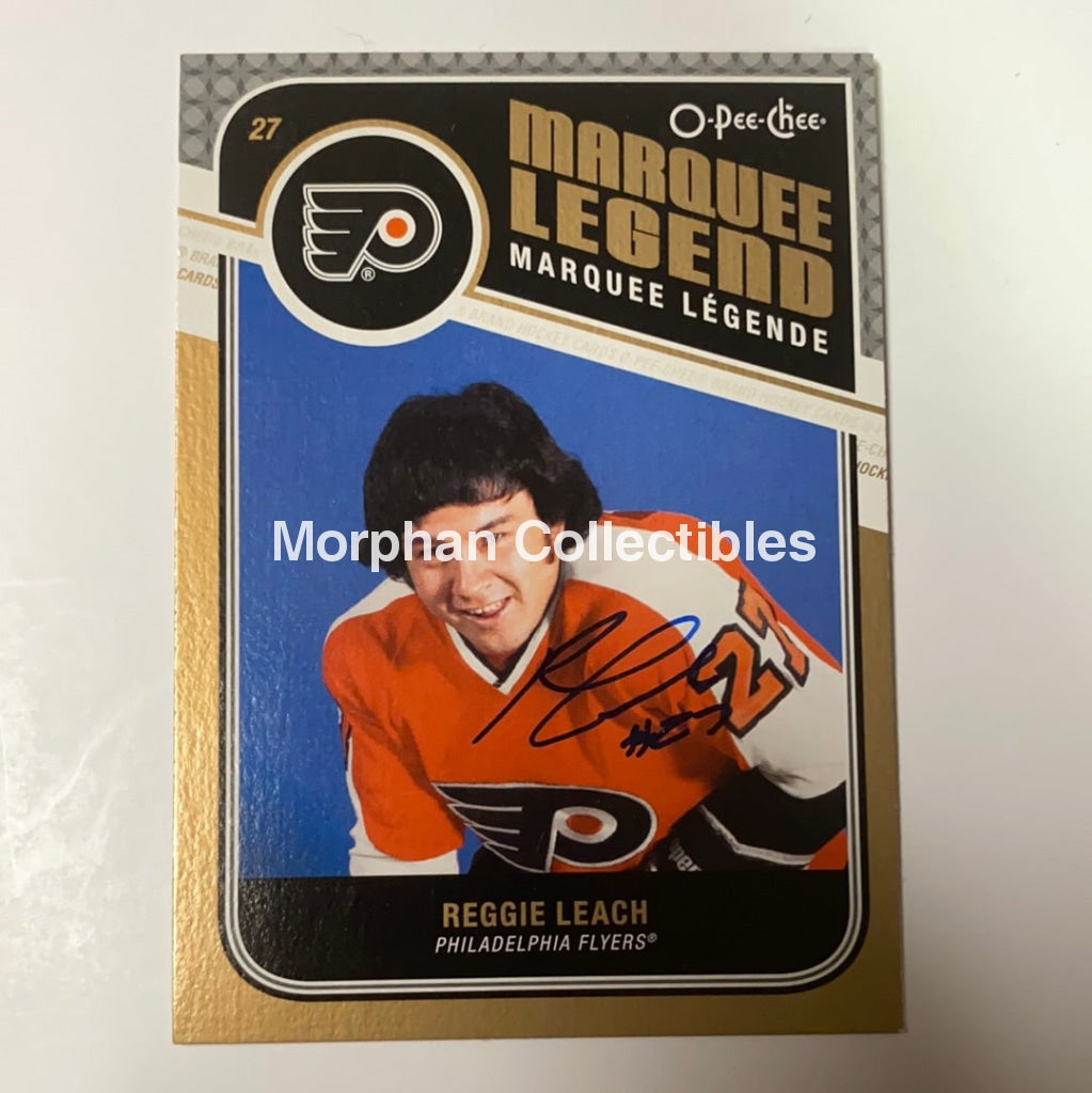 Reggie Leach Autographed Card - 2011/12 Opc