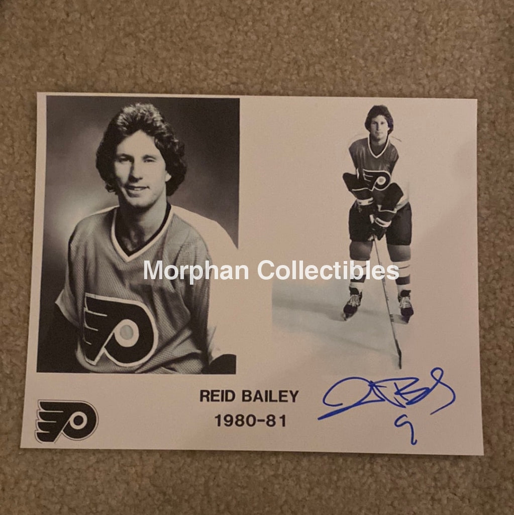 Reid Bailey - Autographed 8X10 Photo Philadelphia Flyers