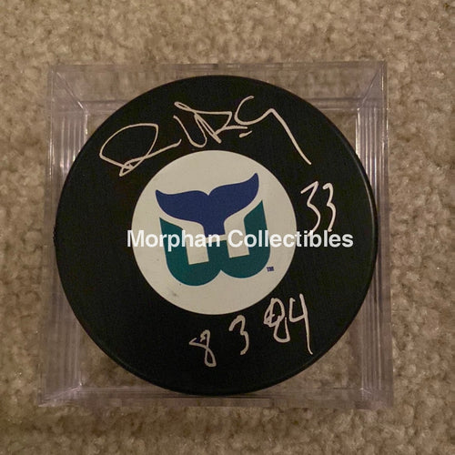 Reid Bailey - Autographed Puck Hartford Whalers