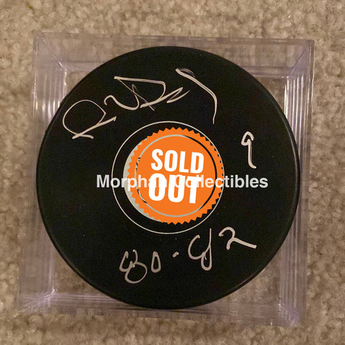 Reid Bailey - Autographed Puck Philadelphia Flyers