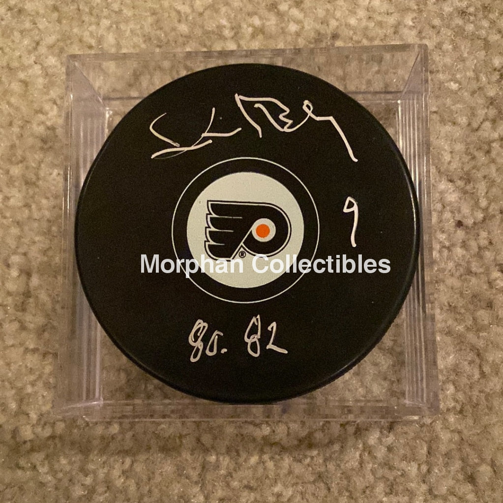 Reid Bailey - Autographed Puck Philadelphia Flyers