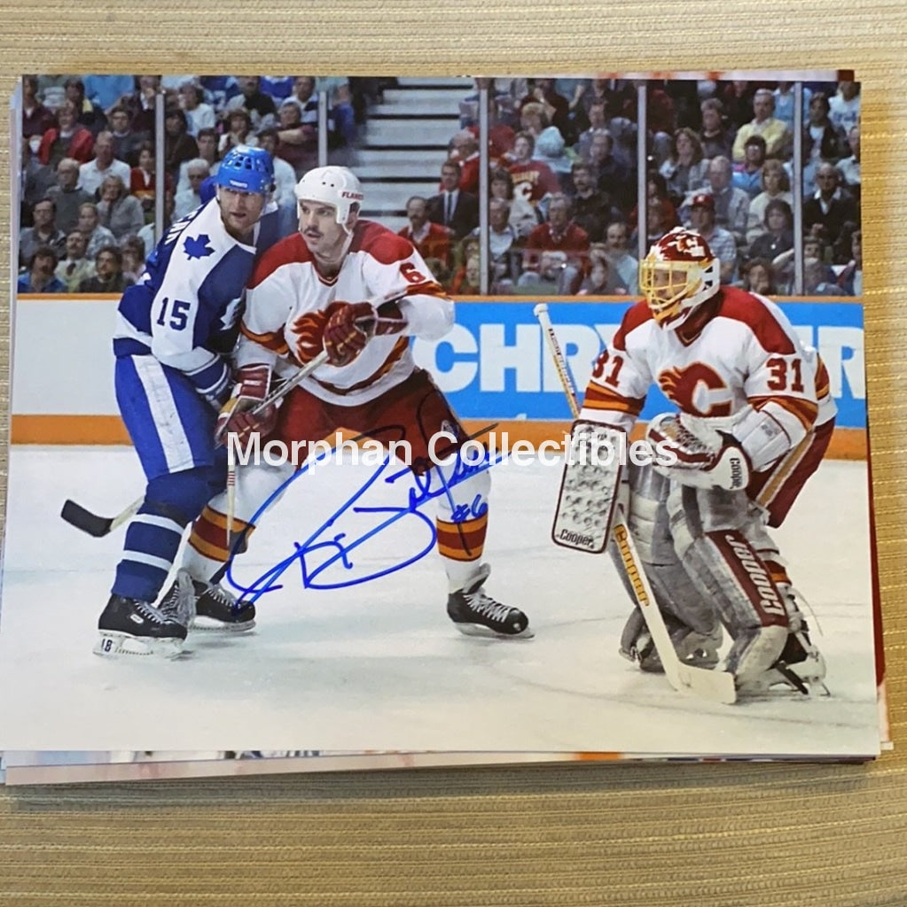 Ric Nattress - Autographed 8X10 Photo Calgary Flames