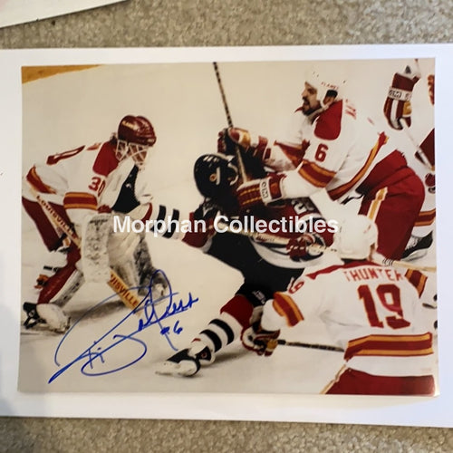 Ric Nattress - Autographed 8X10 Photo Calgary Flames