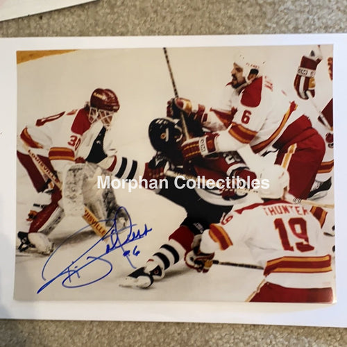 Ric Nattress - Autographed 8X10 Photo Calgary Flames