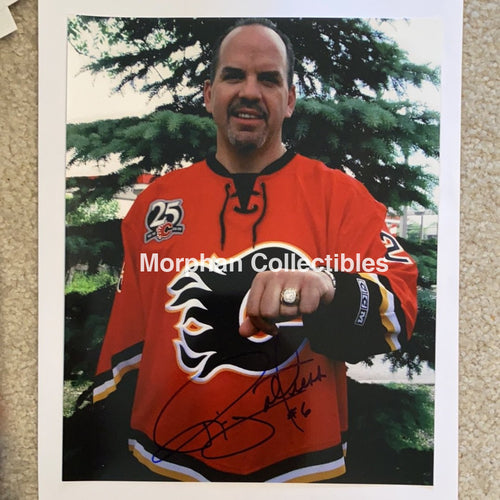 Ric Nattress - Autographed 8X10 Photo Calgary Flames