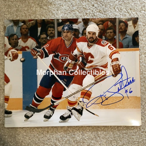 Ric Nattress - Autographed 8X10 Photo Calgary Flames