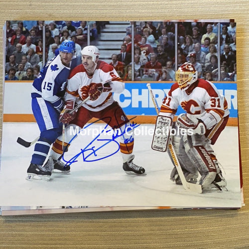 Ric Nattress - Autographed 8X10 Photo Calgary Flames
