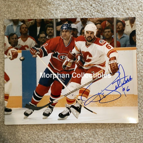 Ric Nattress - Autographed 8X10 Photo Calgary Flames
