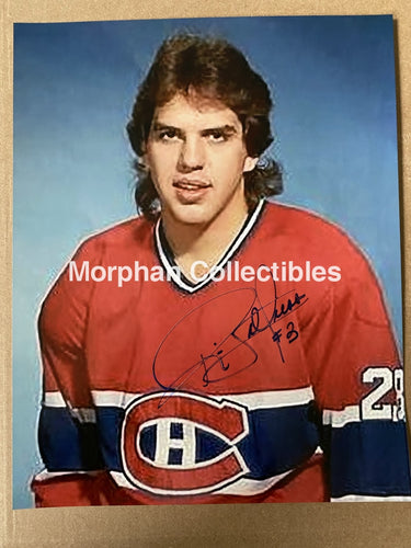 Ric Nattress Autographed (Low Quality Signature - Low Price) Montreal Canadiens 8X10 Photo