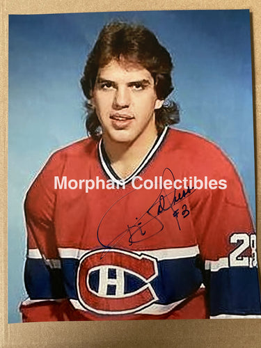 Ric Nattress Autographed (Low Quality Signature - Low Price) Montreal Canadiens 8X10 Photo