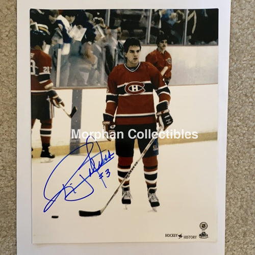 Ric Nattress - Autographed 8X10 Photo Montreal Canadiens