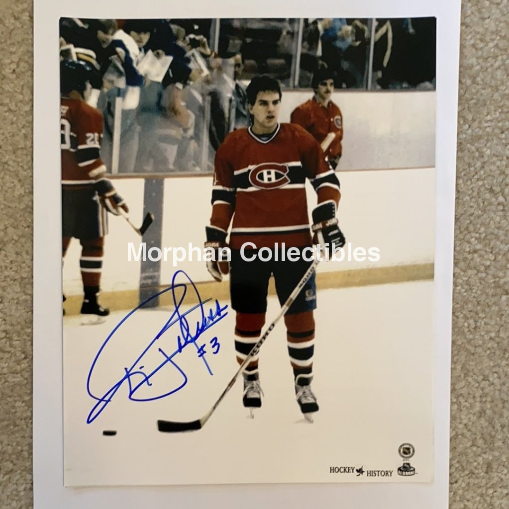 Ric Nattress - Autographed 8X10 Photo Montreal Canadiens