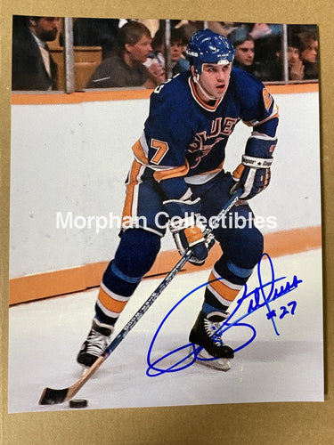 Ric Nattress Autographed St Louis Blues 8X10 Photo