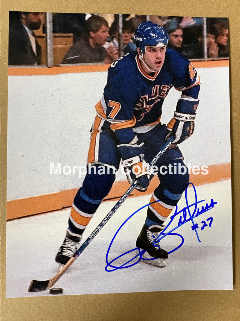 Ric Nattress Autographed St Louis Blues 8X10 Photo