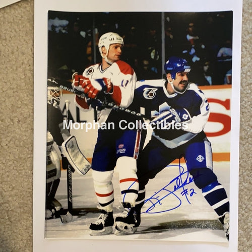 Ric Nattress - Autographed 8X10 Photo Toronto Maple Leafs